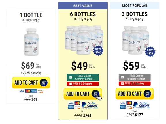 Flow Care Pro Pricing Details 