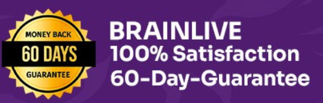 BrainLive Money Back Guarantee