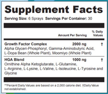 BreathEaseX Ingredients Supplement Facts