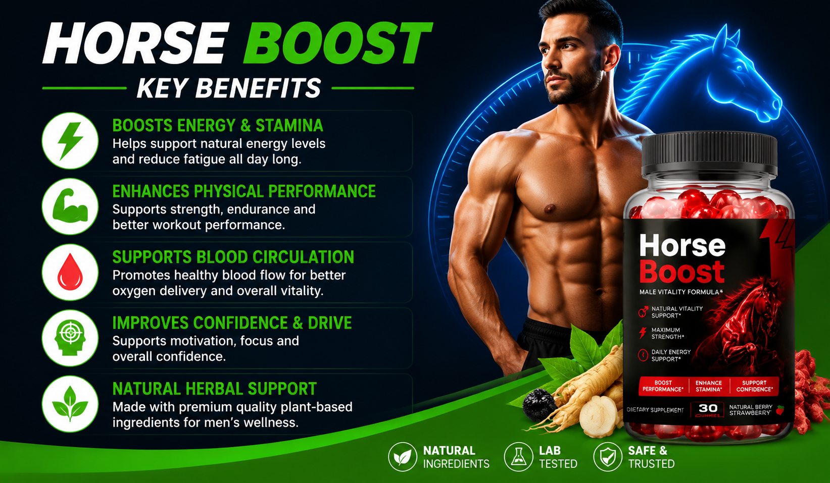 Horse Boost Benefits