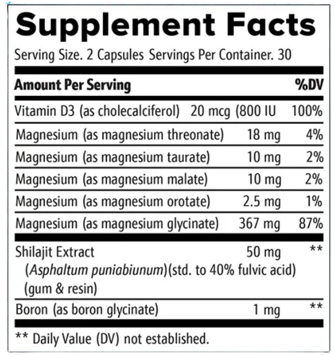 MagneSleep_Supplement_Fact