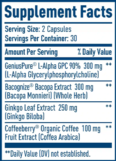 NativePath Brain Health Supplement Fact