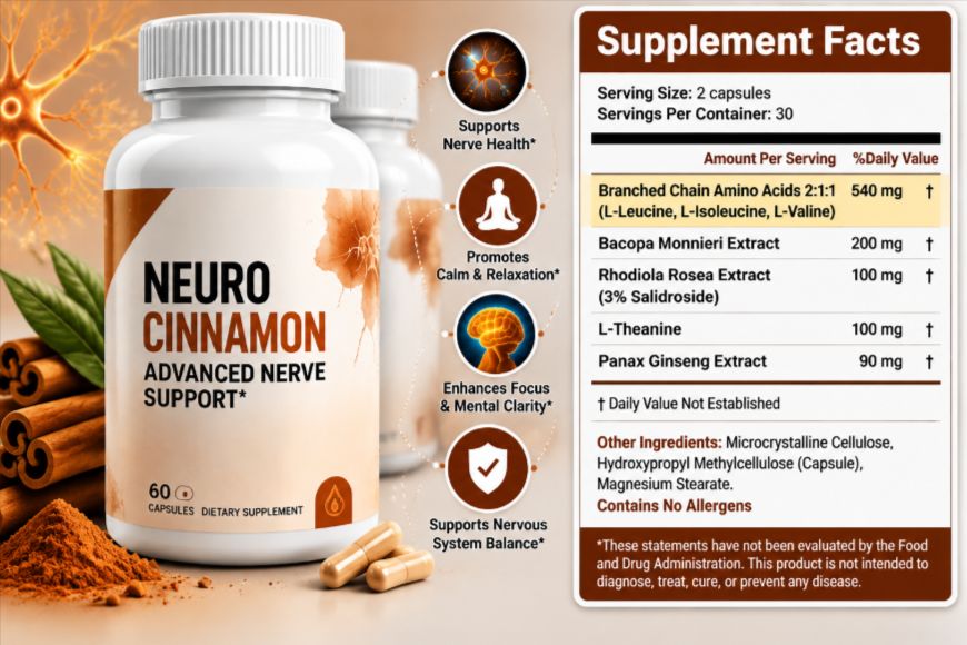 NeuroCinnamon Supplement Facts