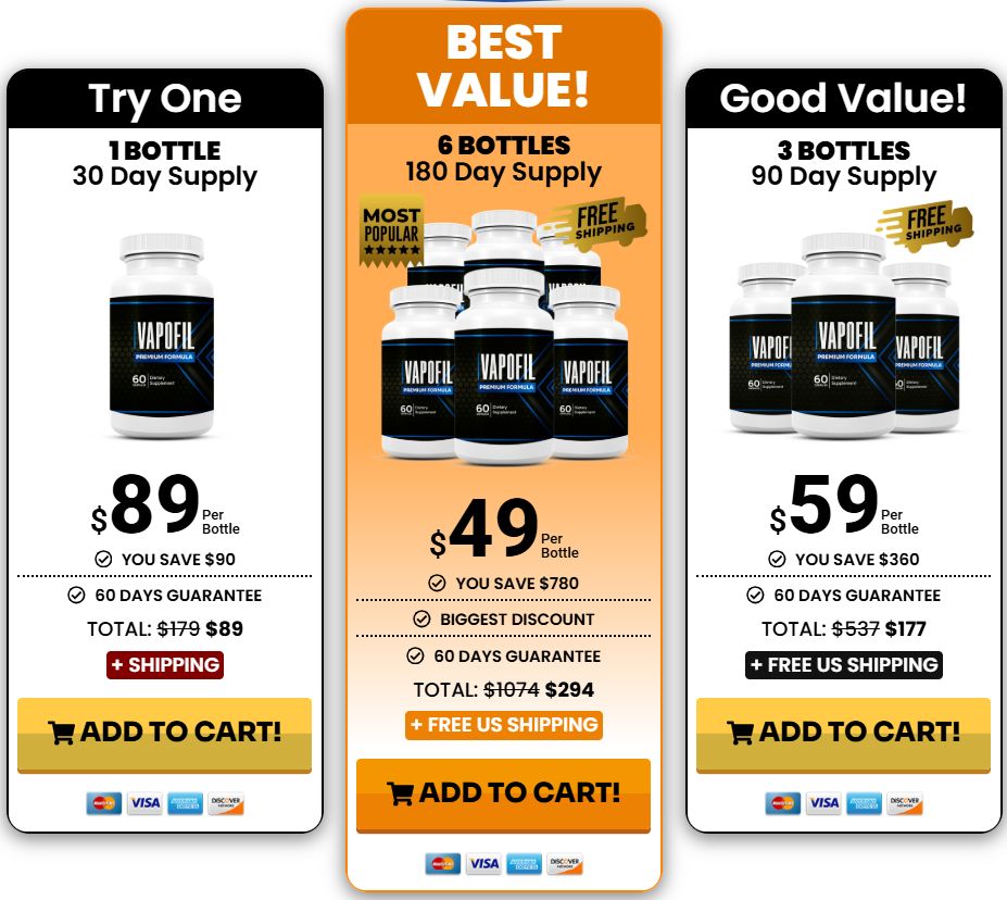 VapoFil Pricing