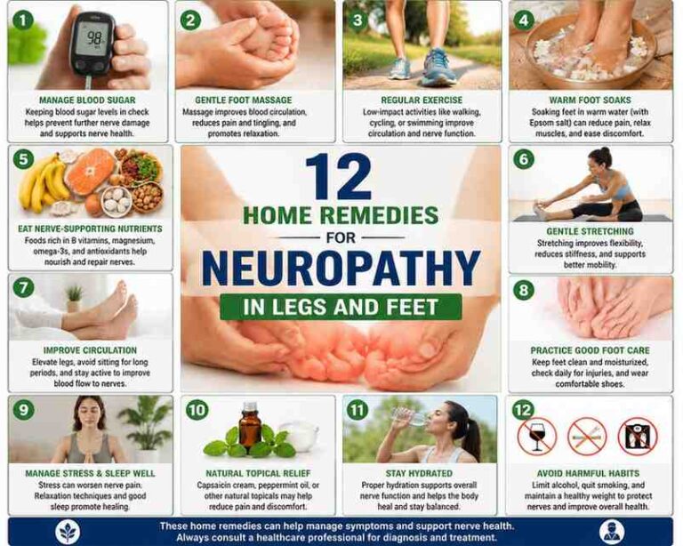 12 Home Remedies for Neuropathy in Legs and Feet