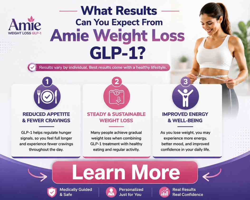 Amie Weight Loss GLP-1 result