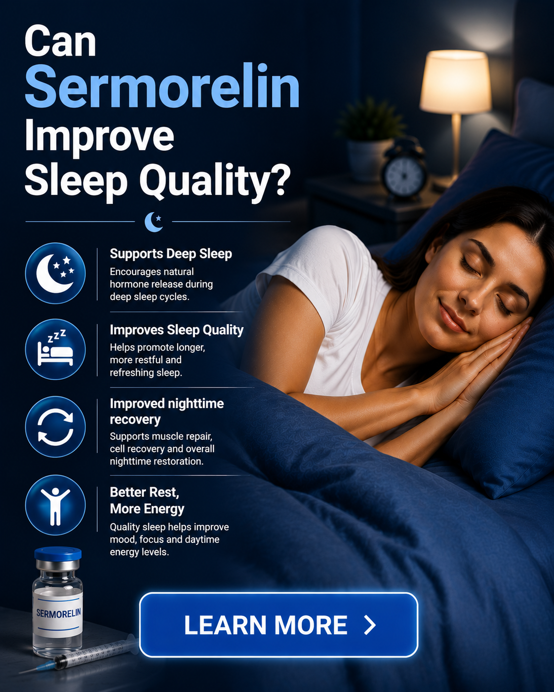 Can Sermorelin Improve Sleep Quality