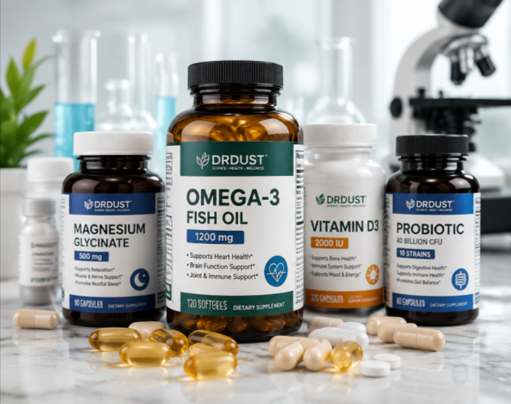 DrDust Omega 3 Supplements