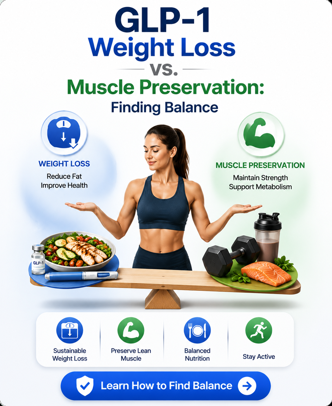 GLP-1 Weight Loss vs. Muscle Preservation