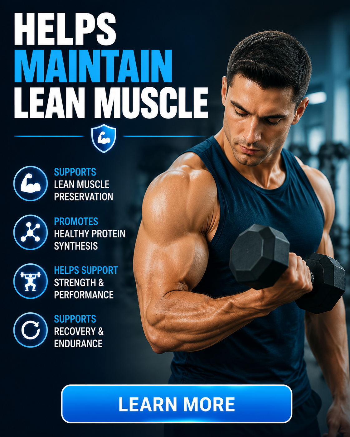 Helps Maintain Lean Muscle