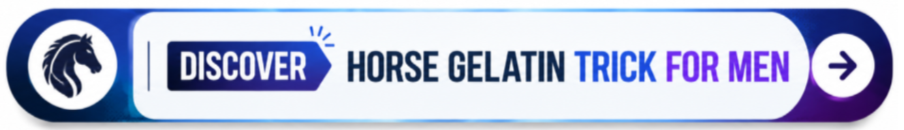 Horse Gelatin Trick for Men Button
