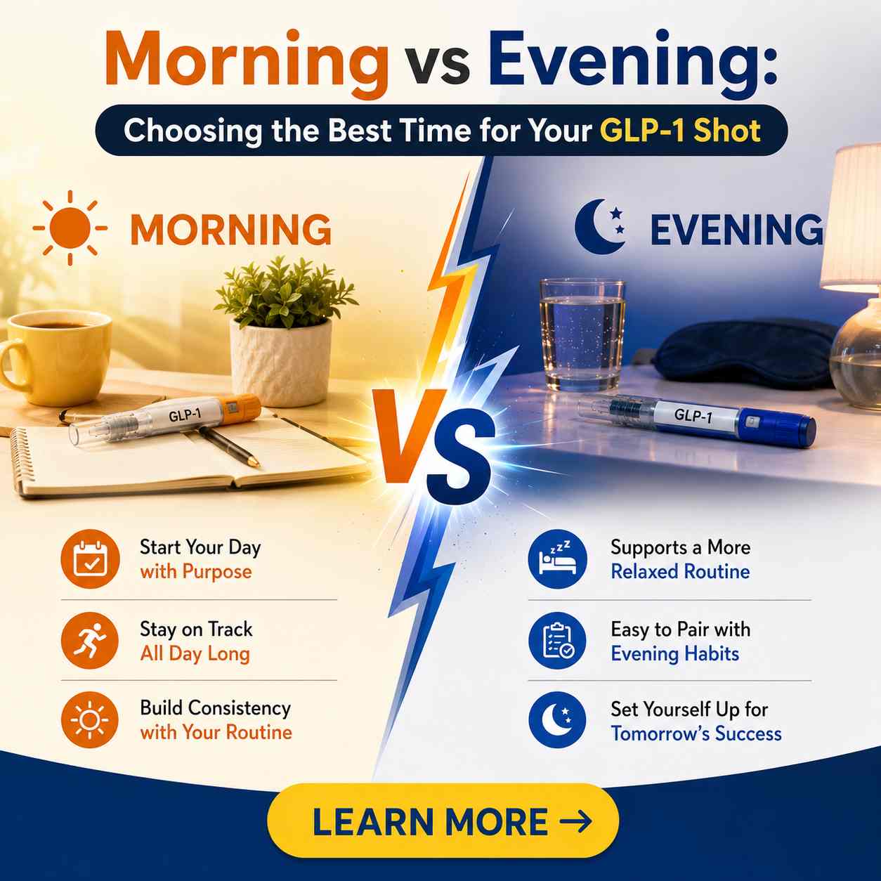Morning Vs Evening GLP-1 Shot
