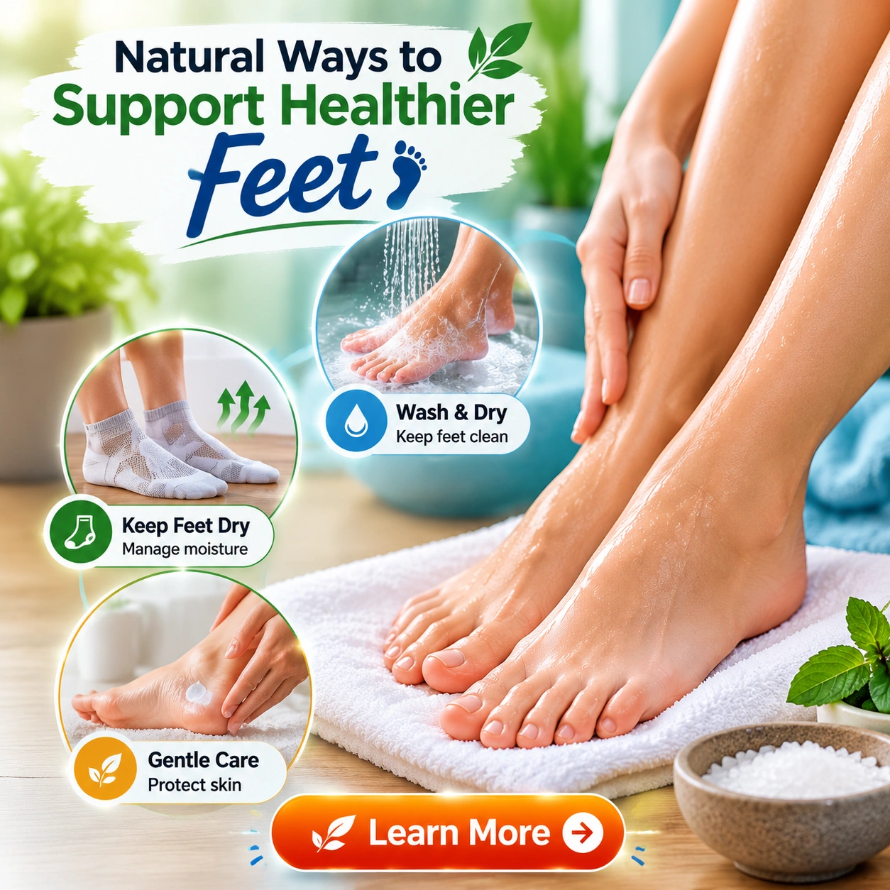 Natural Ways to Support Healthier Feet