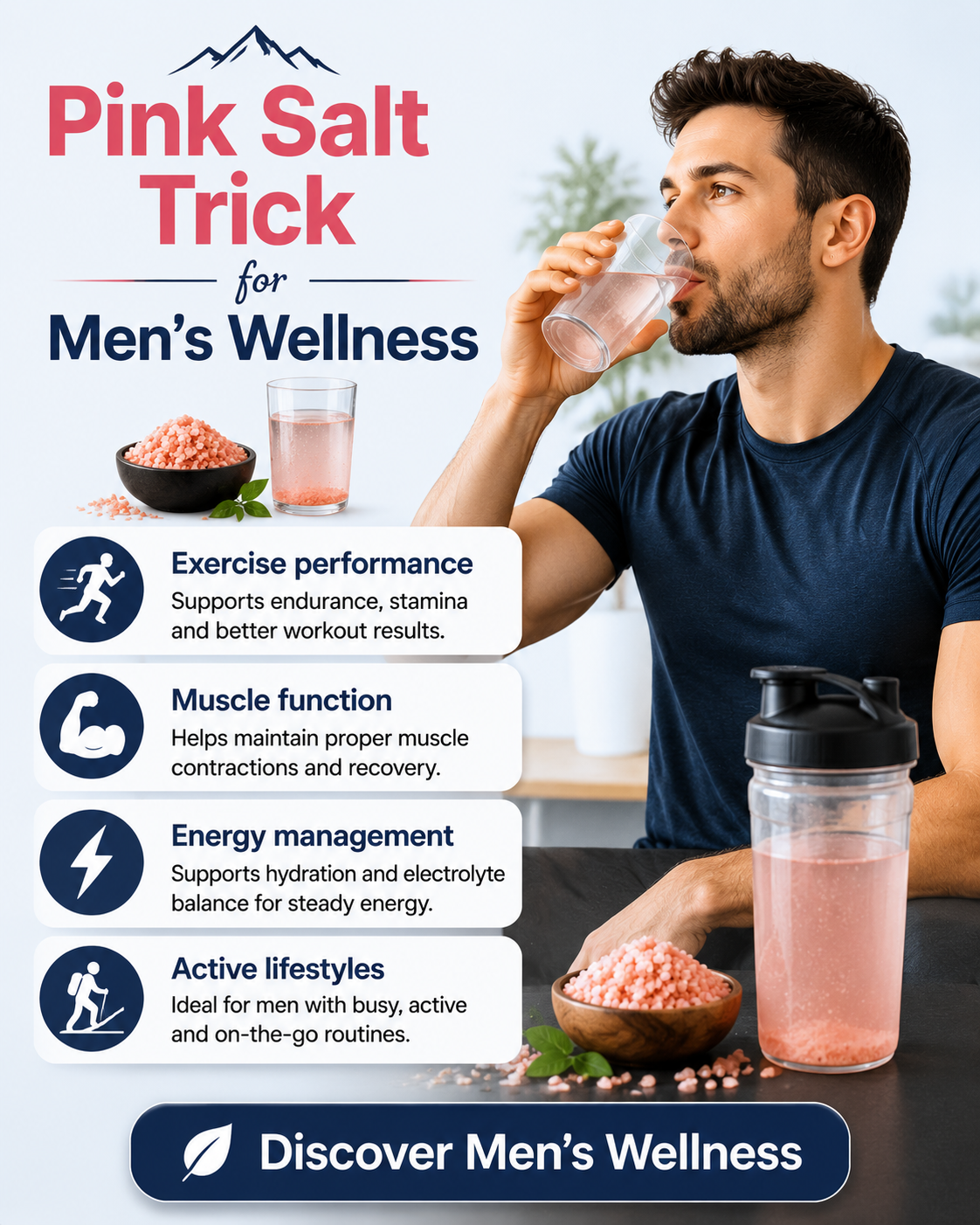 Pink Salt Trick for Men’s Wellness
