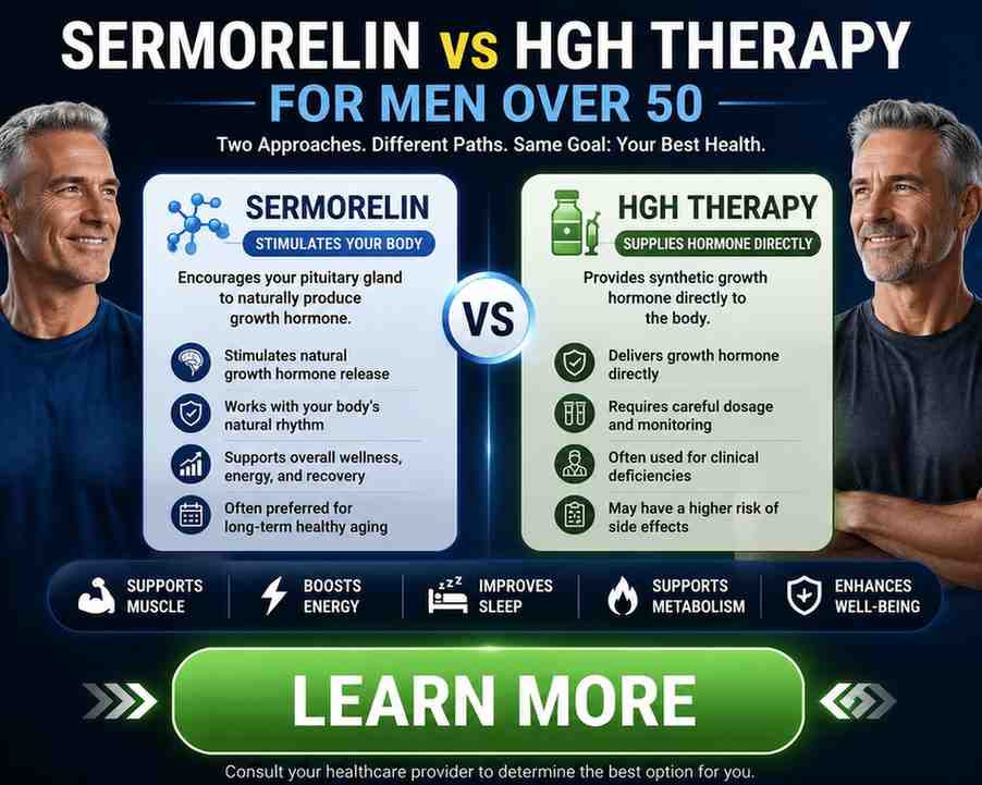 Sermorelin Benefits for Men Over 50 vs others