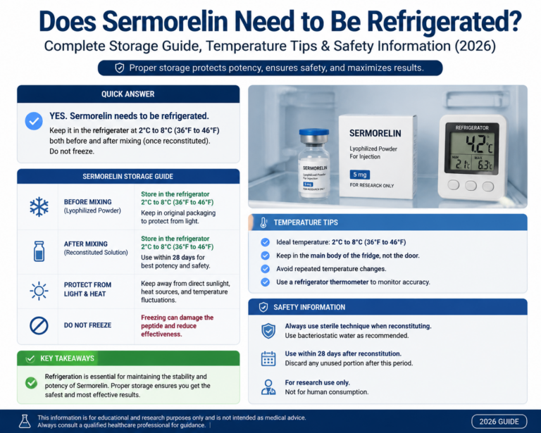 does sermorelin need to be refrigerated