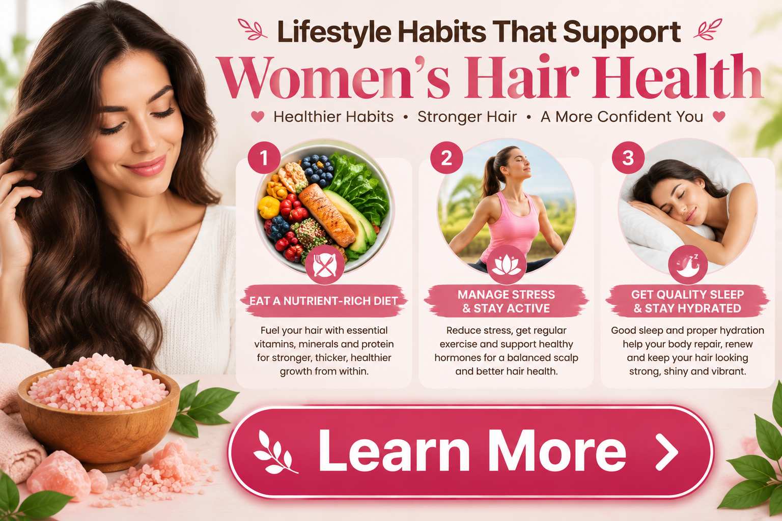 himalayan pink salt for women hair growth style