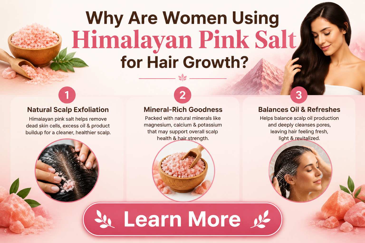 himalayan pink salt for women hair growth why