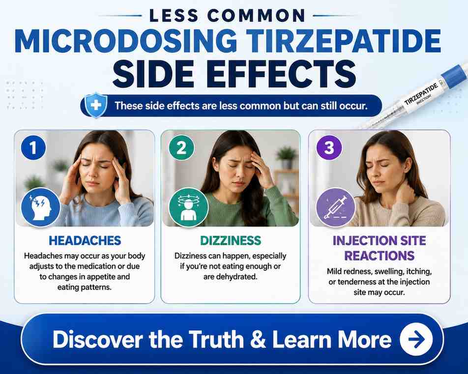 microdosing tirzepatide side effects less