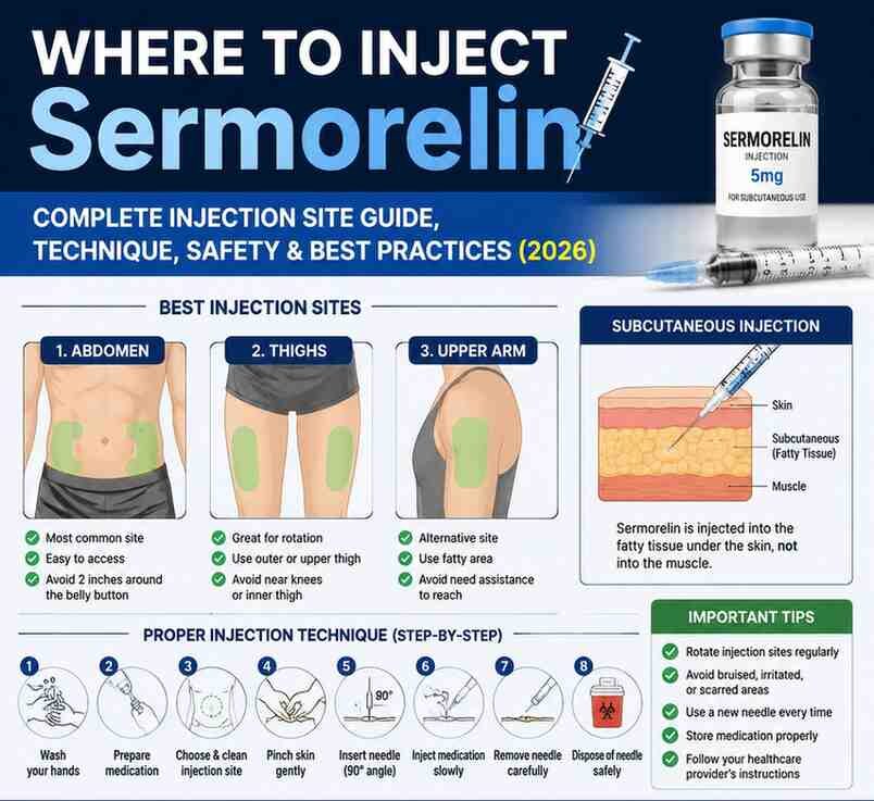 where to inject sermorelin.