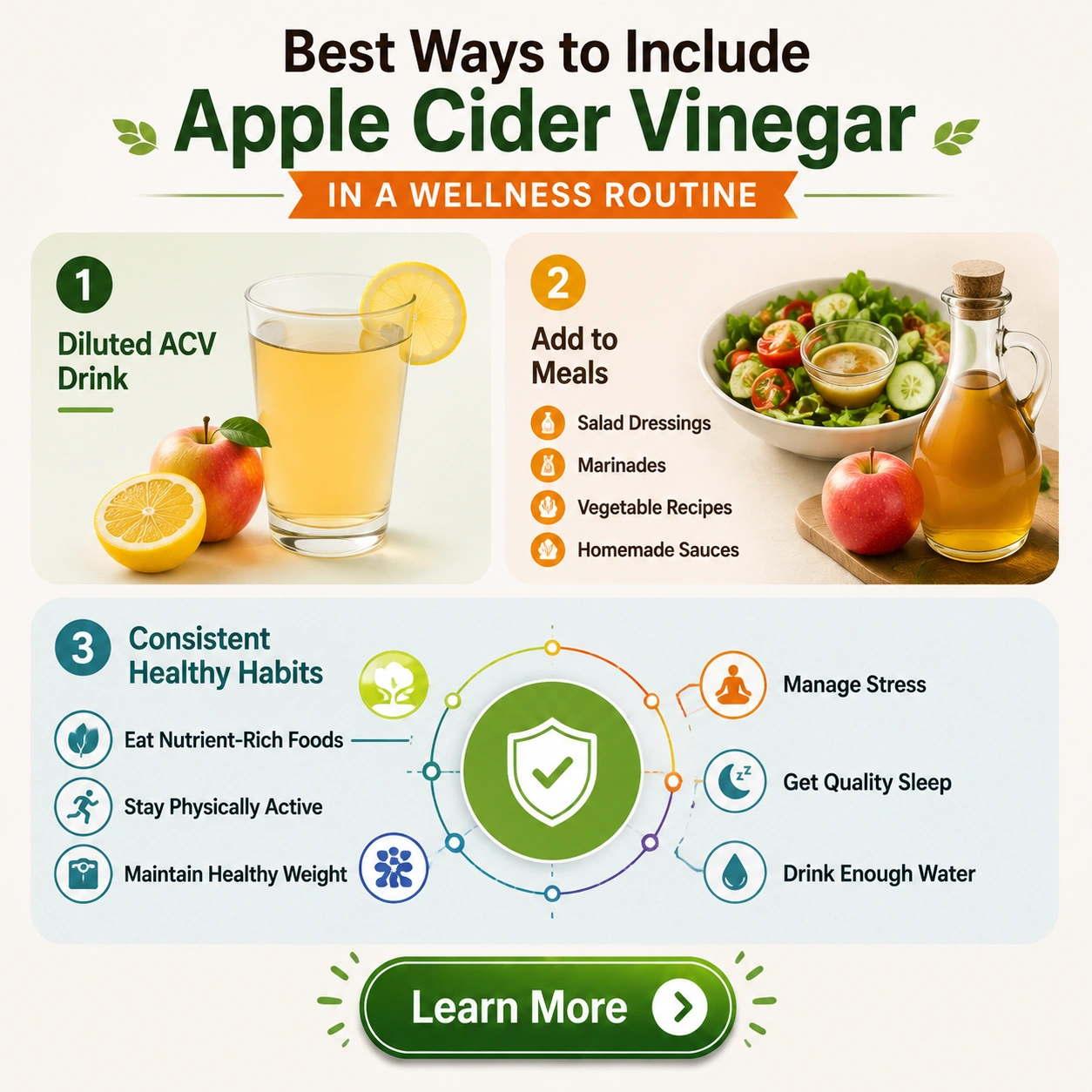 Best Ways to Include Apple Cider Vinegar in a Wellness Routine