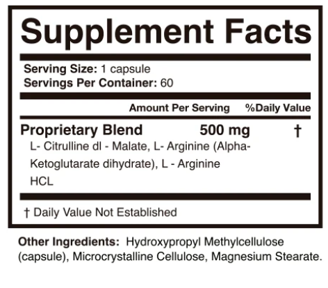 BloodPril Supplement Fact