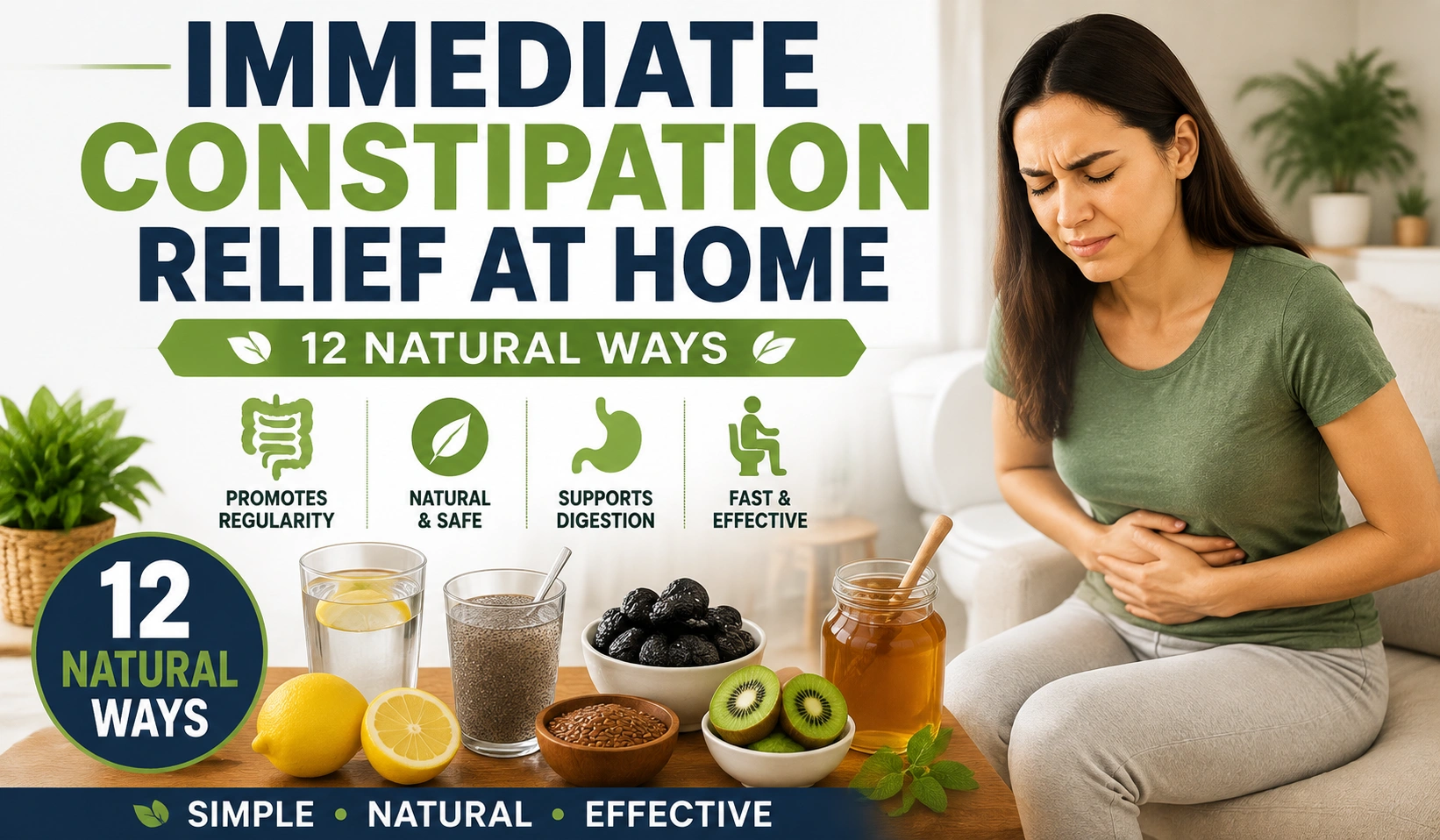 Immediate Constipation Relief at Home