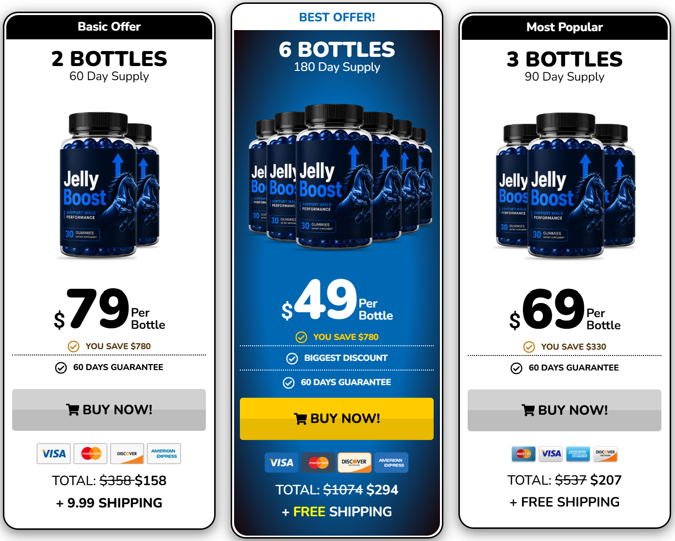 JellyBoost Pricing