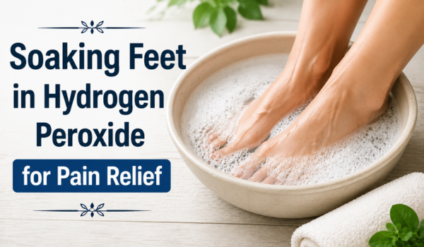 Soaking Feet in Hydrogen Peroxide for Pain Relief