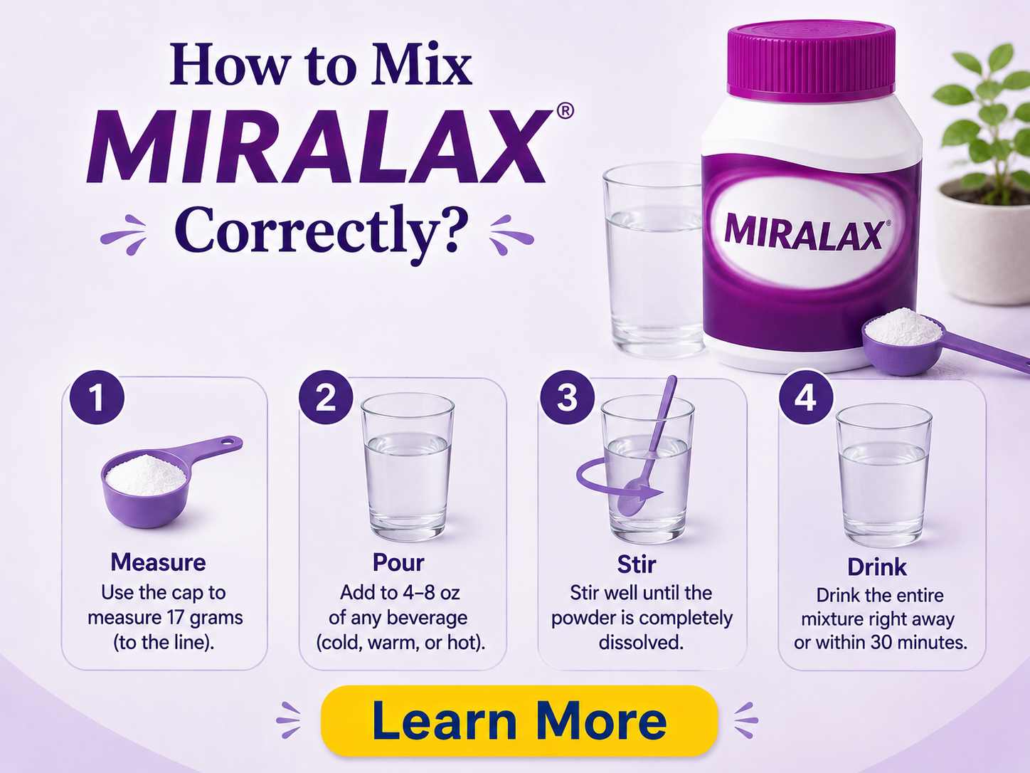 how much miralax can i take for severe constipation - How to use