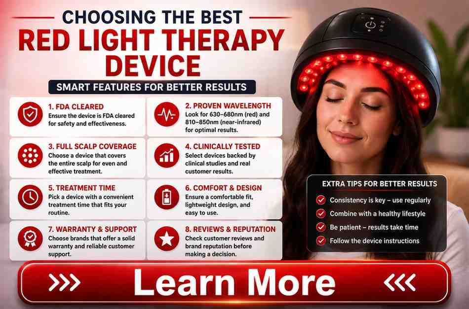 red light therapy for hair growth choose