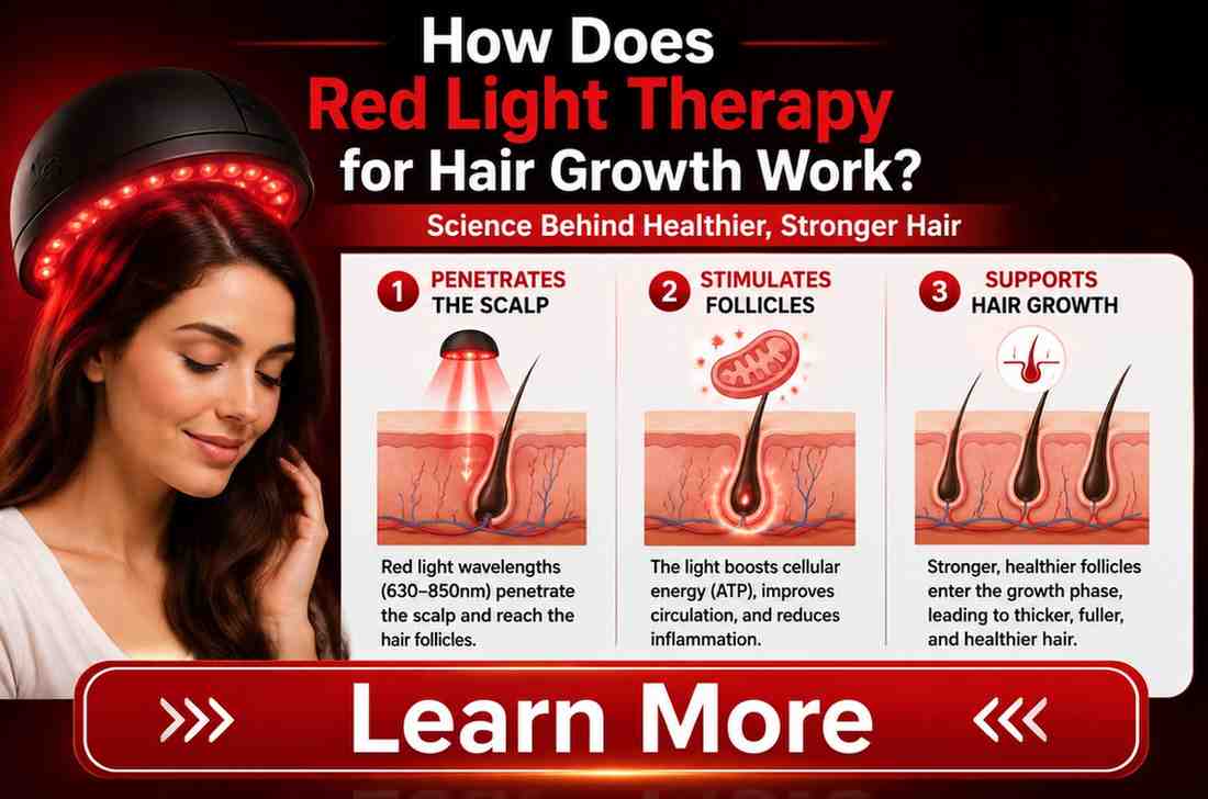 red light therapy for hair growth how