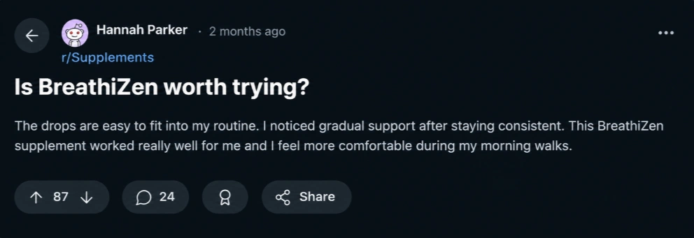 BreathiZen Reddit Reviews