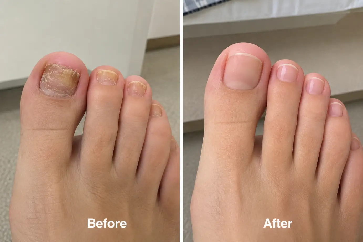 Fungus Exodus Befor and After Result