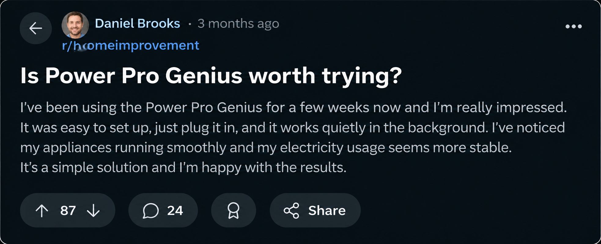 Power Pro Genius Customer Reviews 3