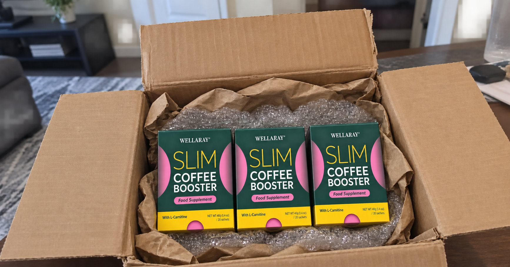 Wellaray Slim Coffee Booster package
