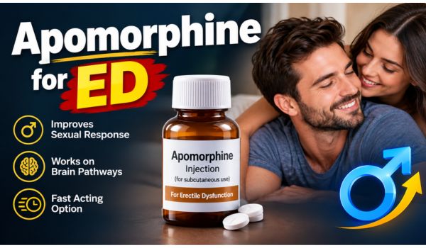 Apomorphine for ED
