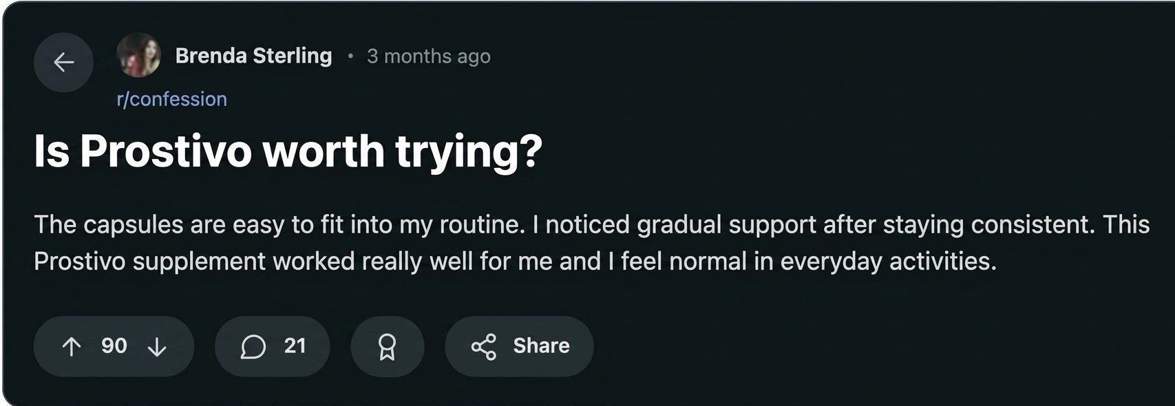 Prostivo Customer Reviews 2