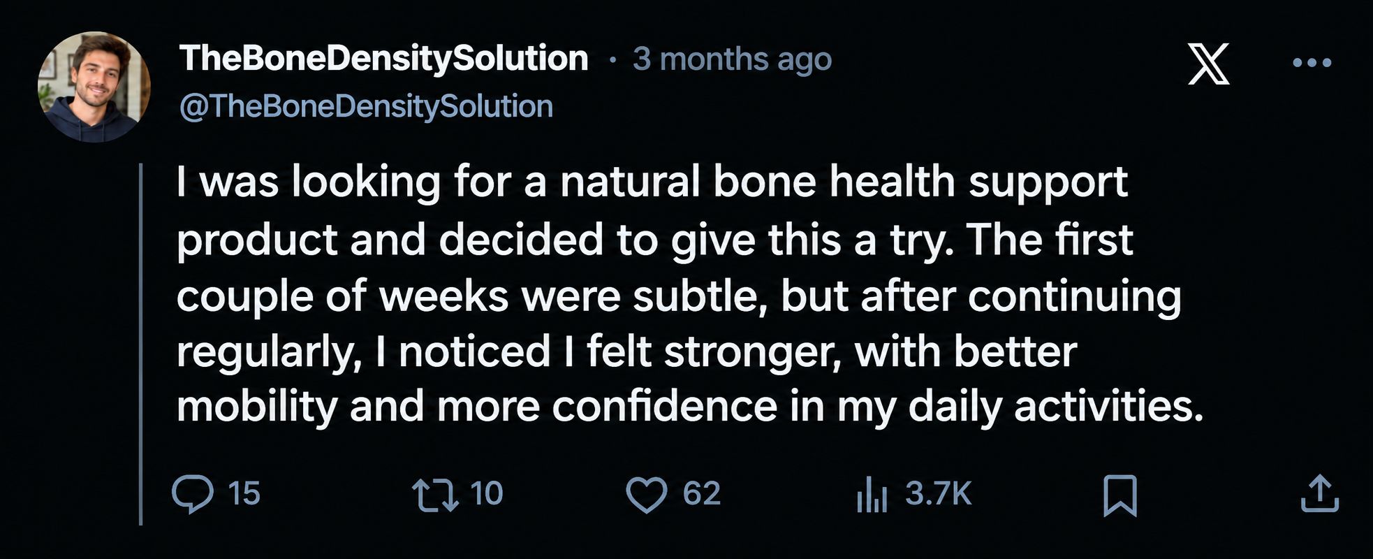 The Bone Density Solution - Customer 2