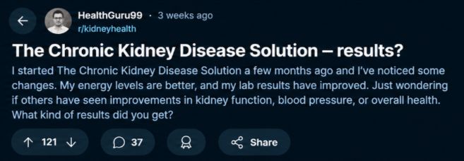 The Chronic Kidney Disease Solution - Customer Reviews 1