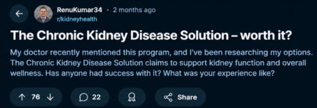 The Chronic Kidney Disease Solution - Customer Reviews 3