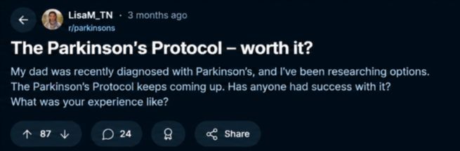 The Parkinson’s Protocol - Customer Reviews 4