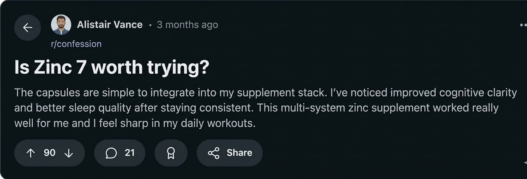 Zinc 7 Customer Reviews 2