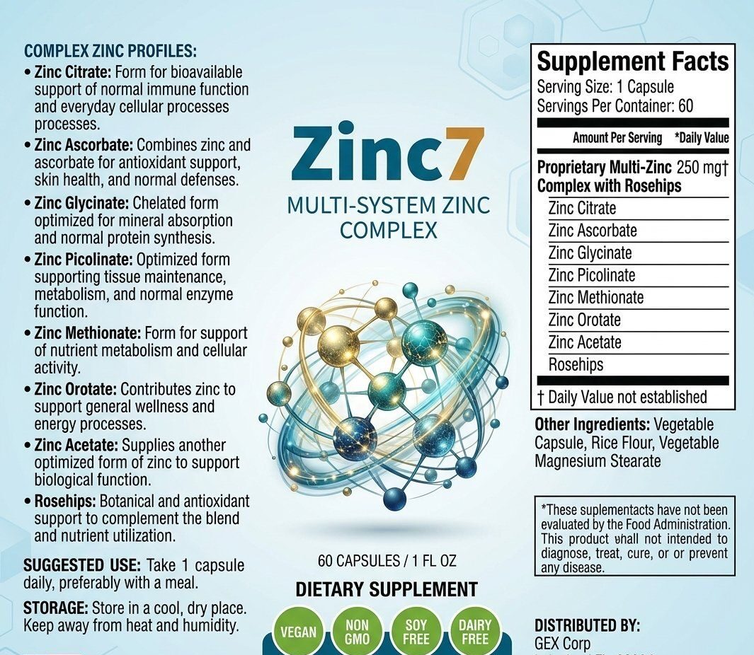 Zinc 7 Ingredients